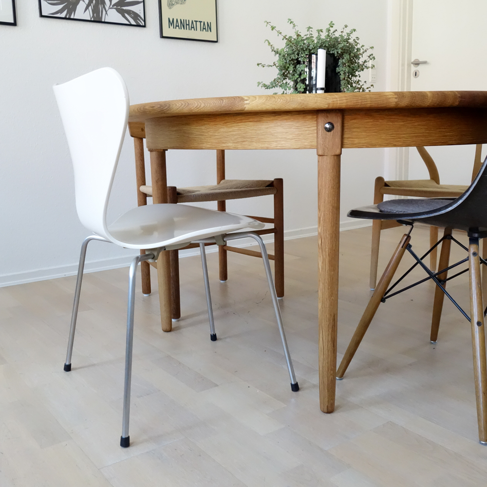 Renovering af et rundt spisebord med hjælp fra ataman træværk ...